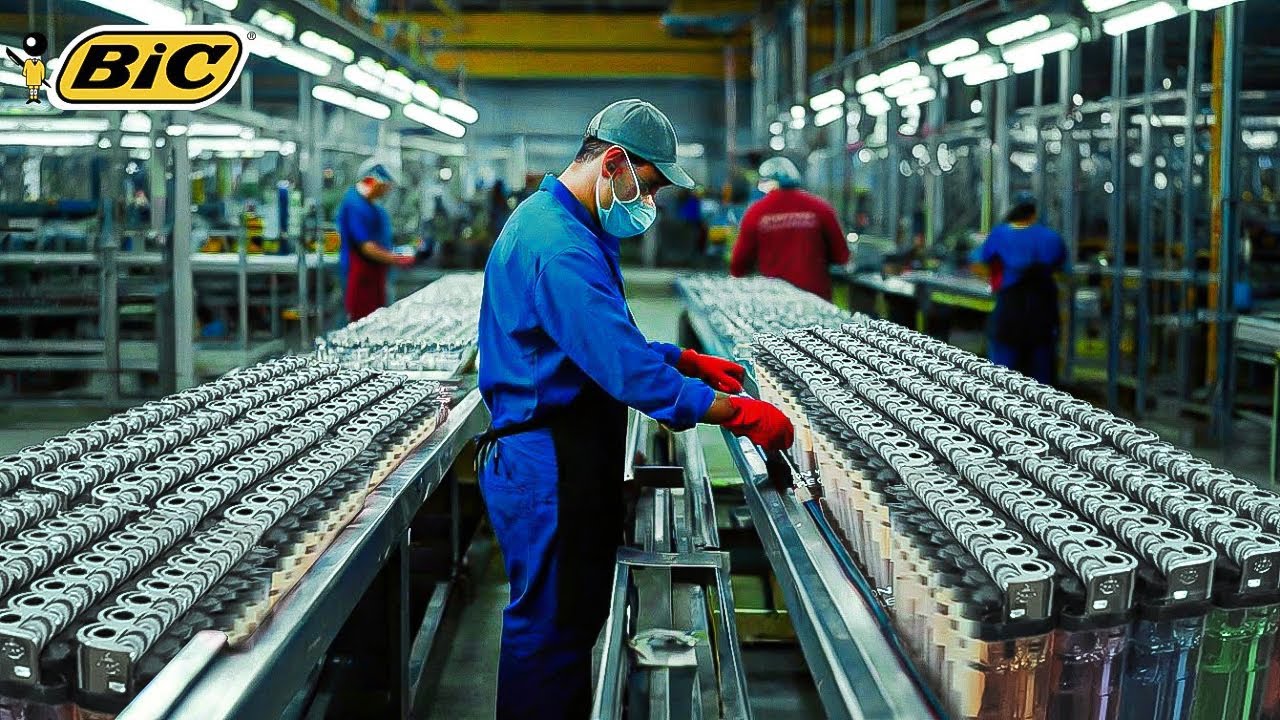 Como os Isqueiros S&atilde;o Fabricados? Passo a Passo Dentro da F&aacute;brica!