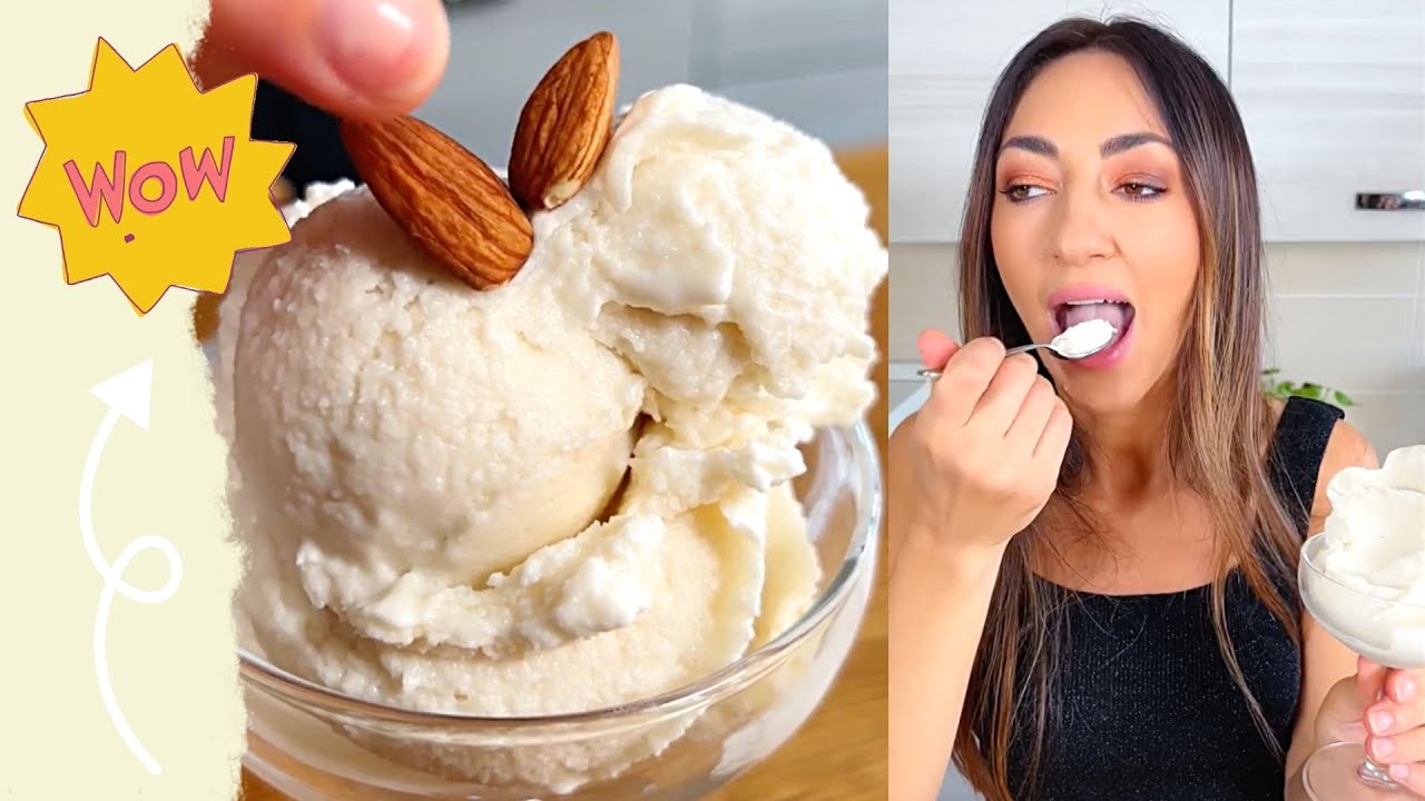La VERA GRANITA SICILIANA alle Mandorle..cosí cremosa…neanche in gelateria!!🤯😍