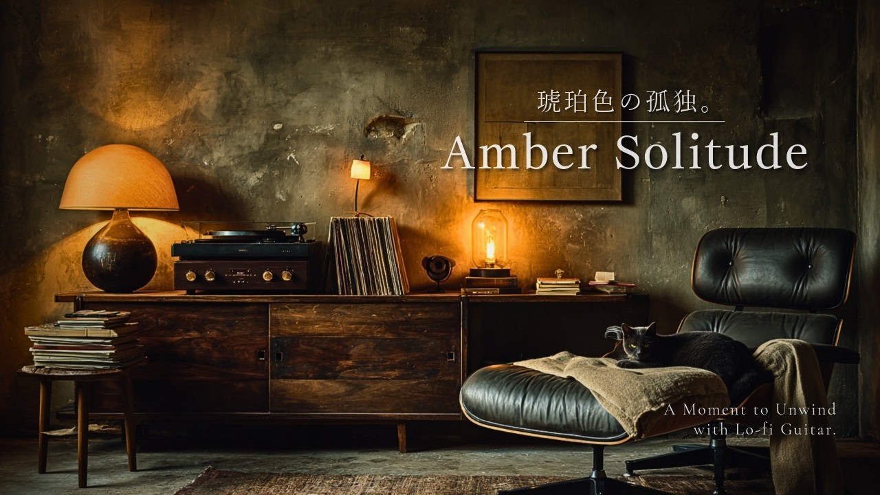 A Mature Pastime | Amber Solitude 🌙 Lo-fi Guitar for Deep Focus, Study & Evening Calm [90 Min] 🎸