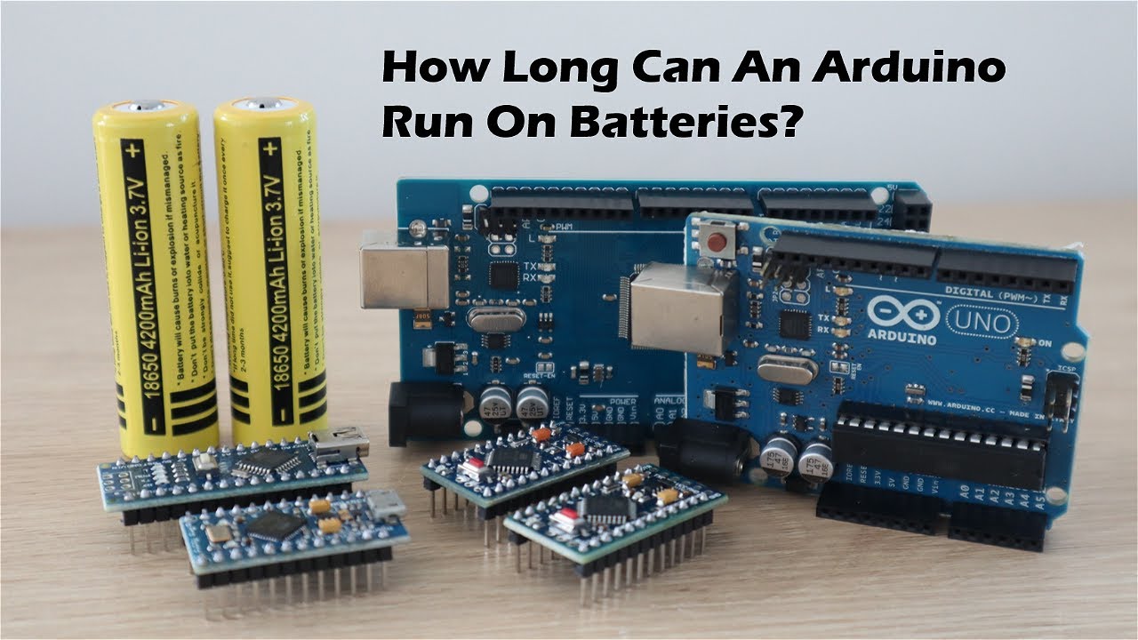 Сколько Arduino может работать от батареек? Я протестировал 6 самых распространённых плат.