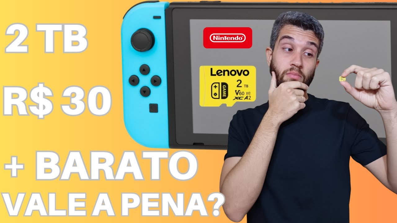 REVIEW DO CARTÃO MAIS BARATO DO ALIEXPRESS PARA NINTENDO SWITCH