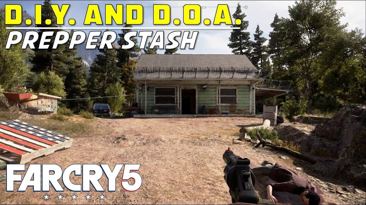 DIY and DOA | Doverspike Compound Holland Valley | Prepper Stash Key Location & Solution | Far Cry 5