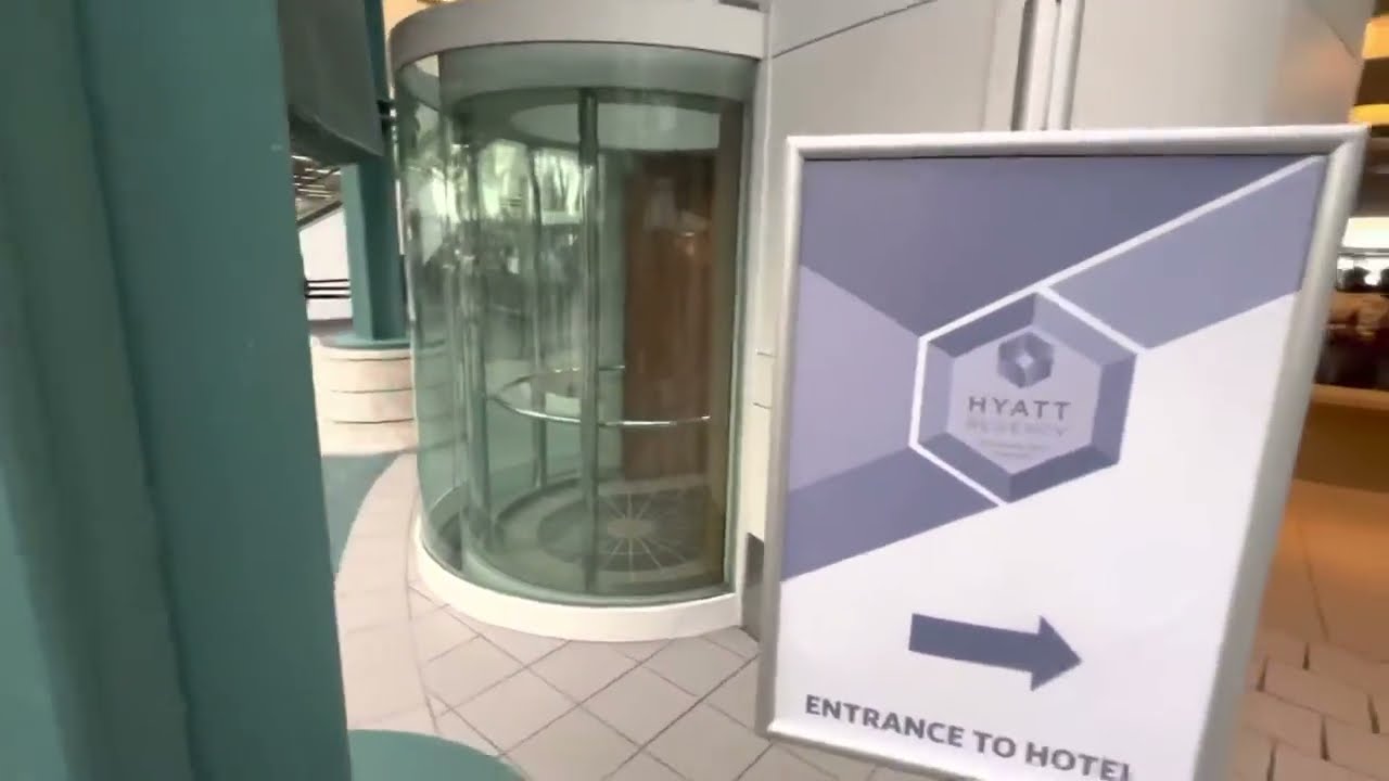 Modded Schindler Scenic Traction Elevators @ Hyatt Regency, Orlando Airport, Orlando FL
