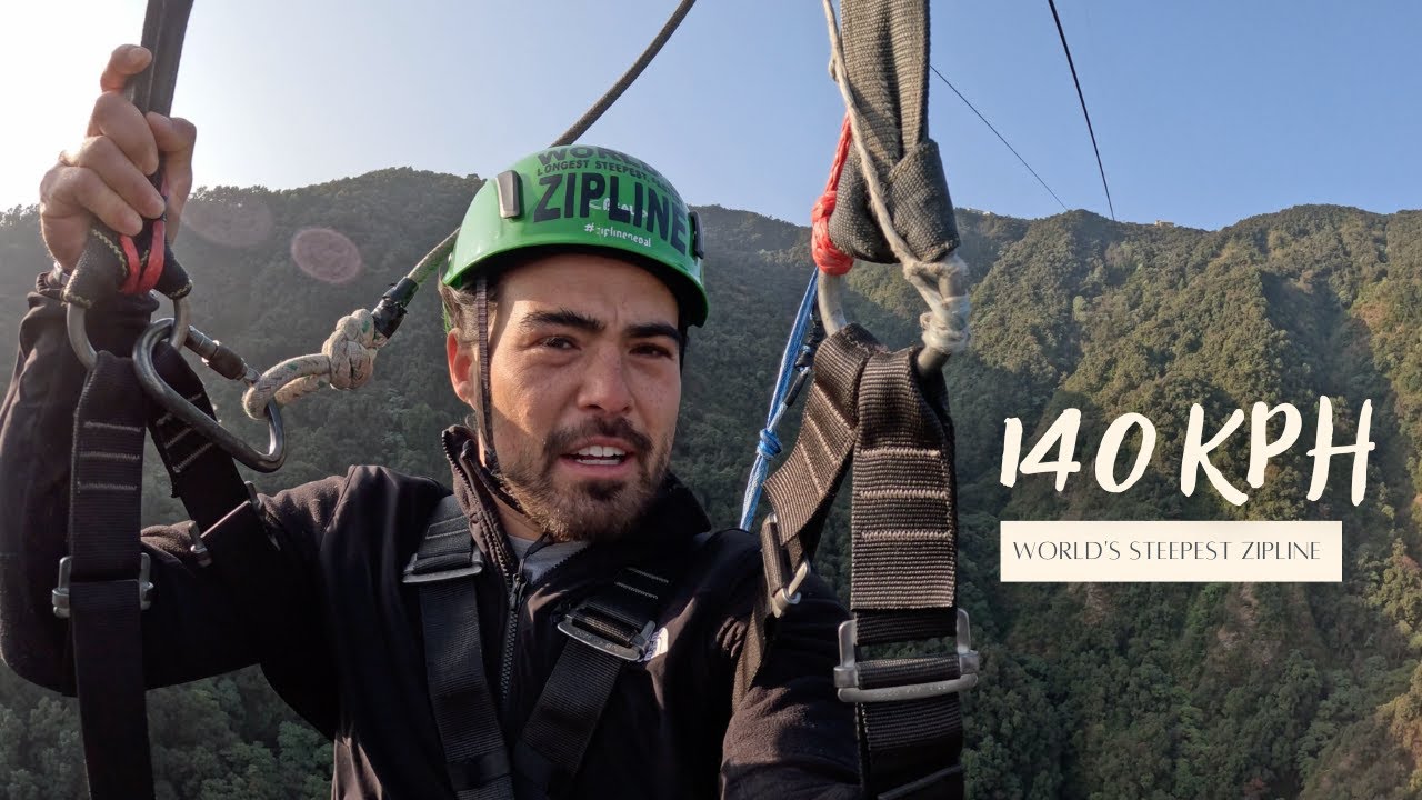 World's Steepest Zipline & Sarangkot Sunrise | Pokhara, Nepal