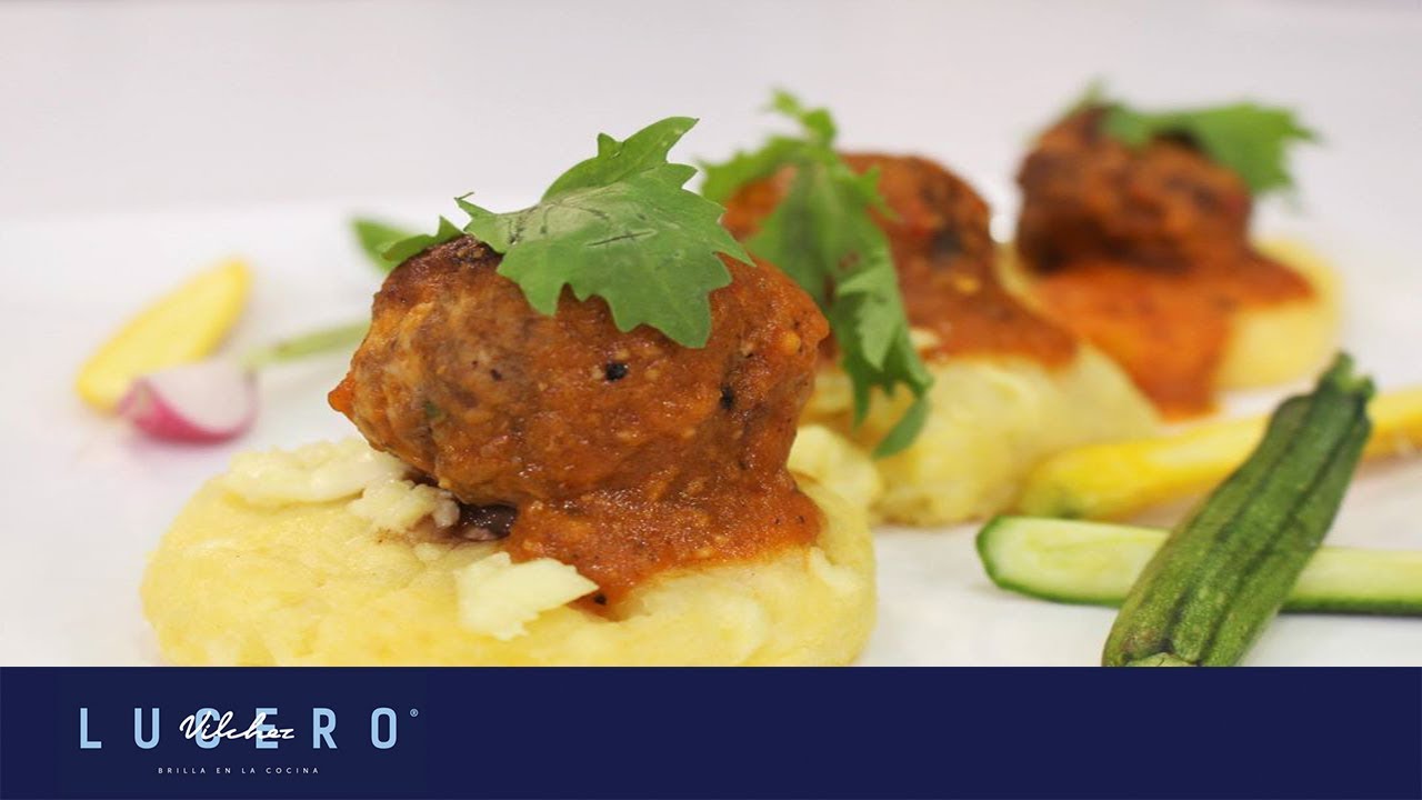 Cómo Preparar Albóndigas Con Papas Buñuelas, Lucero Vílchez Cocina