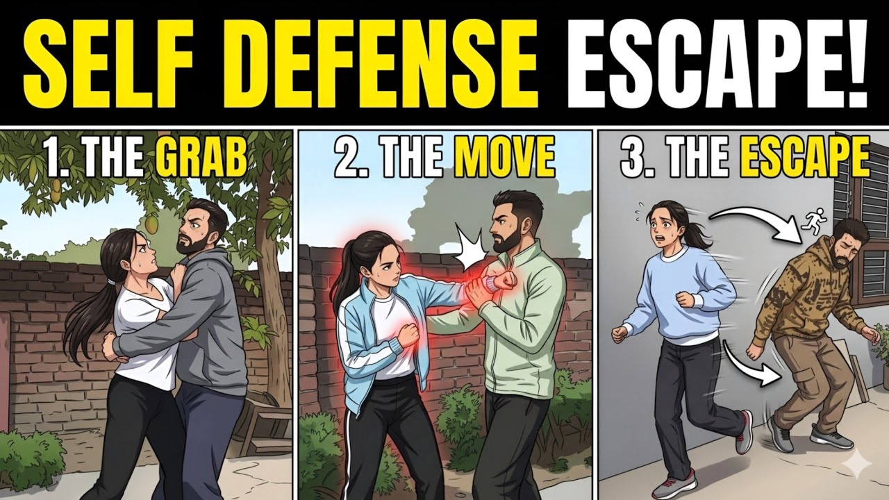 If Someone Grabs You From The Front, Do This! | Self Defence Tutorial 🥊#selfdifence 