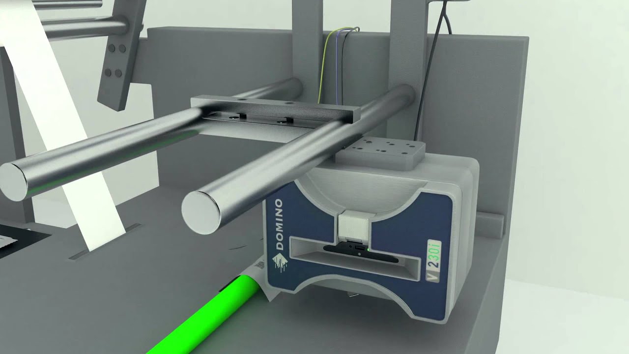 Domino Thermal Transfer Overprinting (TTO) - V230i Animation