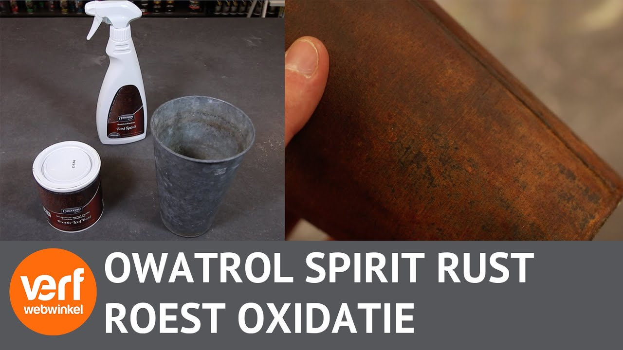 Metaal laten oxideren met Owatrol Rust Spirit!
