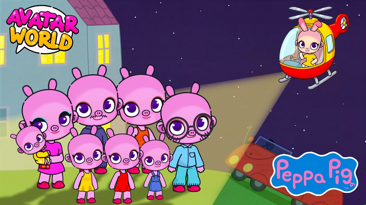 PEPPA PIG in AVATAR WORLD | THE NOISY NIGHT ❄️🔉