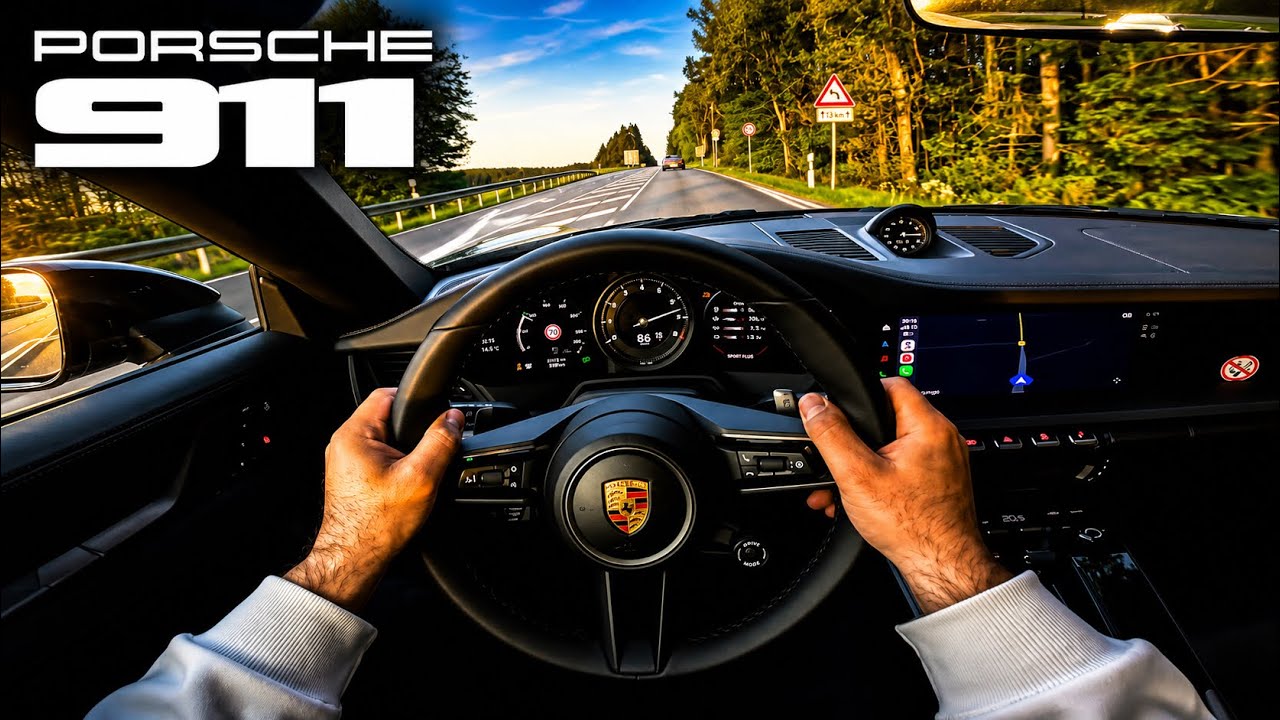 2024 Porsche Carrera 911 Cabrio 394 HP: POV Test Drive