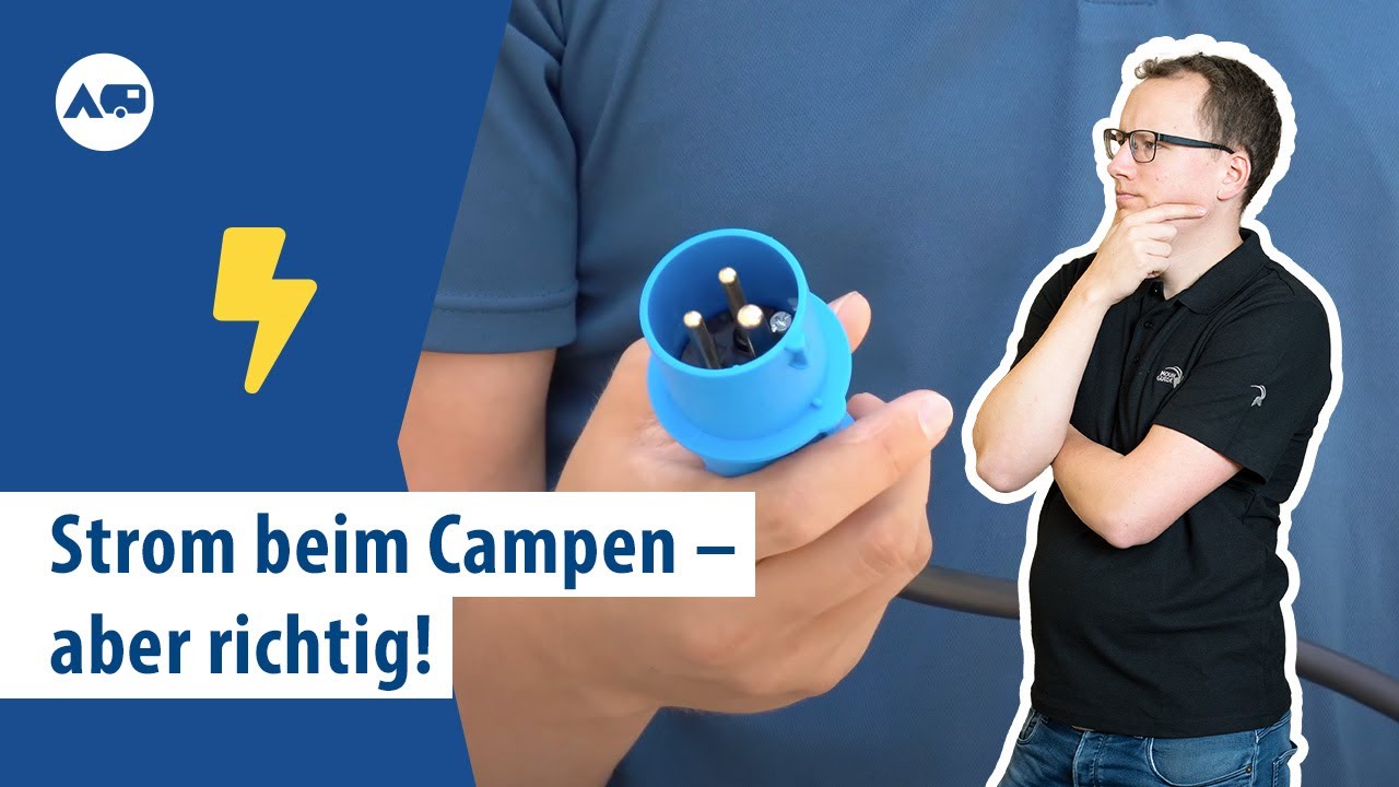 Strom auf dem Campingplatz - aber richtig | Fritz Berger