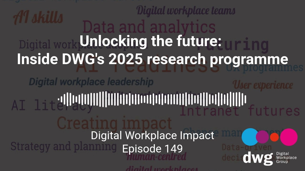 Episode 149: Unlocking the future - Inside DWG's 2025 research programme
