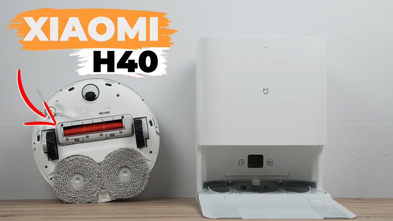 Xiaomi Mijia H40: стирка салфеток на станции, турбощётка с ножами и объезд предметов👀 ОБЗОР и ТЕСТ✅
