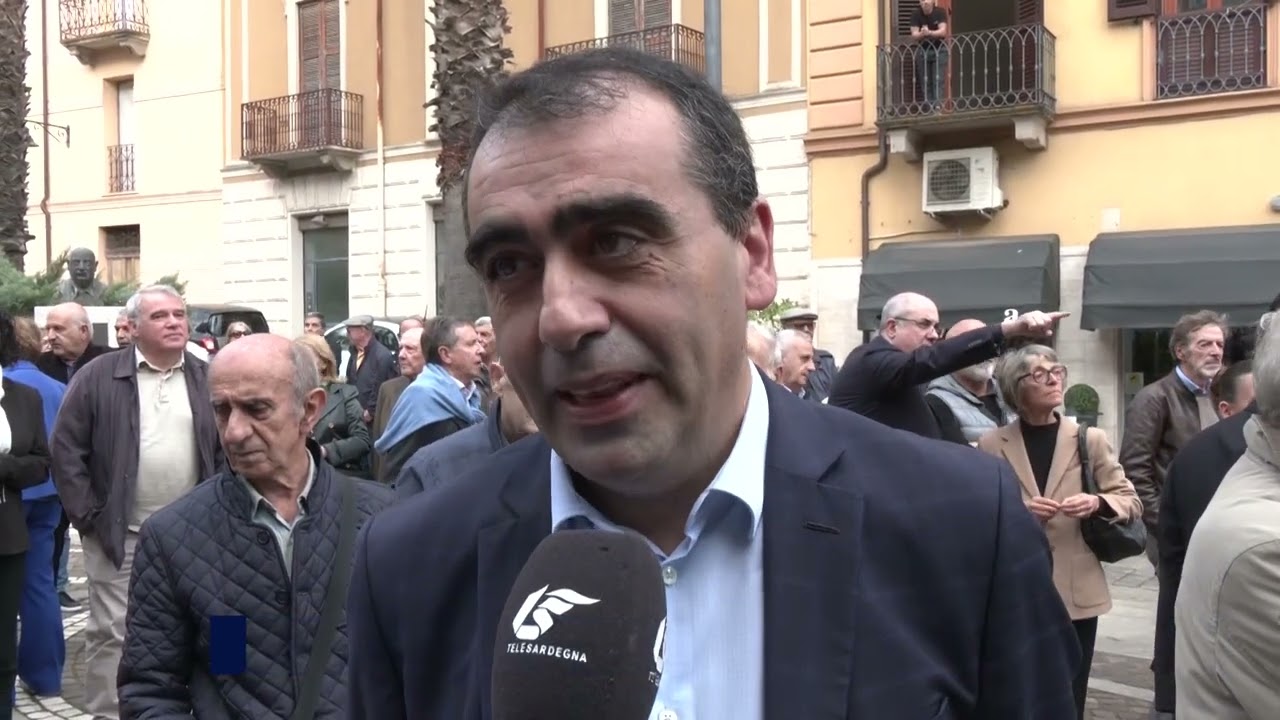 NUORO, UN MONUMENTO PER FRANCESCHINO GUISO GALLISAI PIONIERE DELL'INDUSTRIA NUORESE 28 10 2024