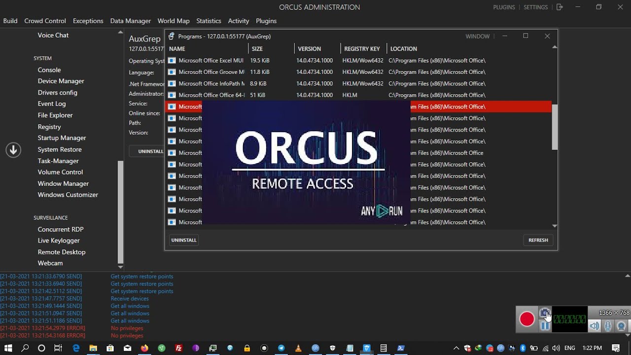 Защита от Orcus RAT |  Как он работает?