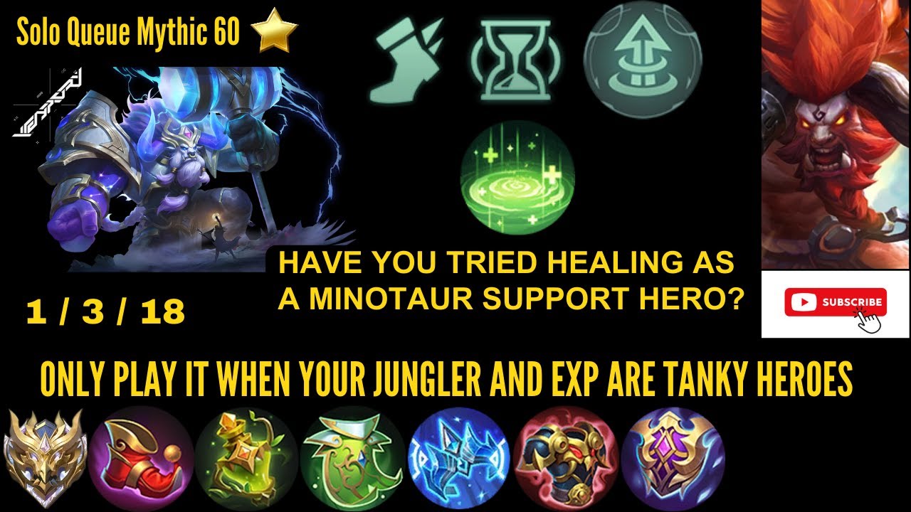 IF HEALING IS THE NEXT META IN MLBB, WILL YOU TRY IT ON THE MINOTAUR AS A SUPPORT HERO?