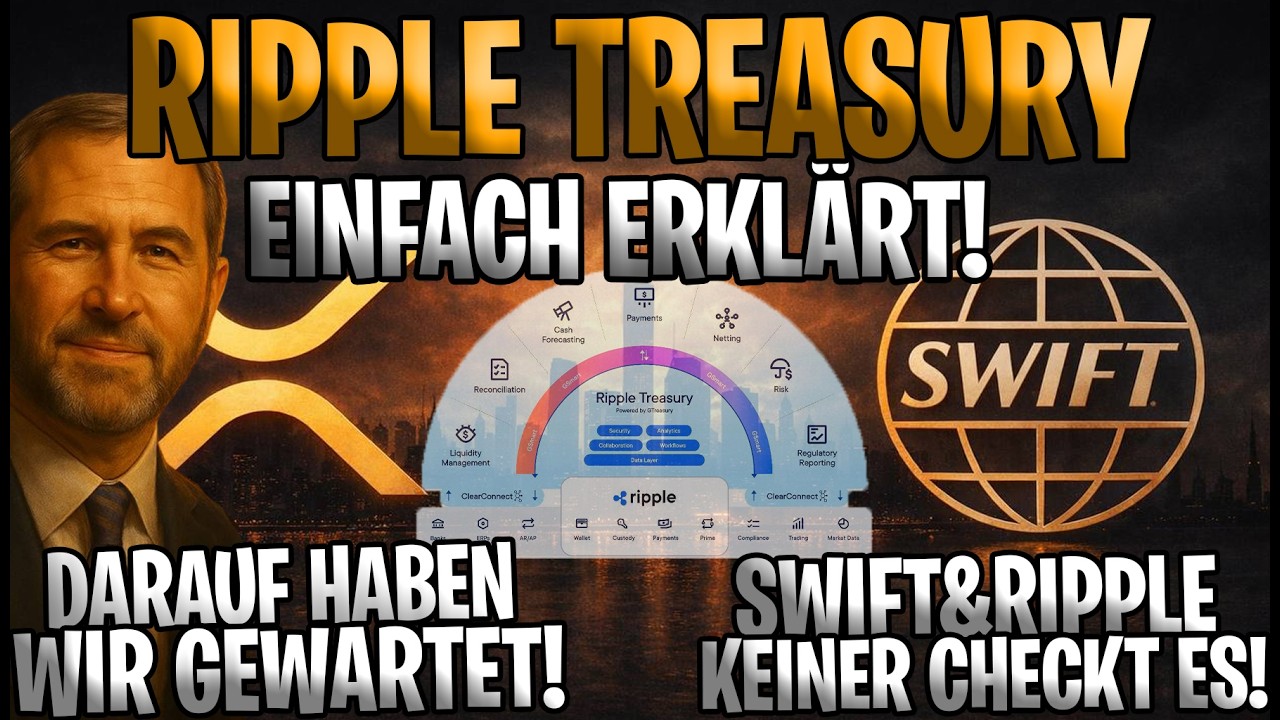 💥Ripple Treasury einfach erkl&auml;rt! 🤫XRP & SWIFT&hellip; niemand checkt es?! 🚨