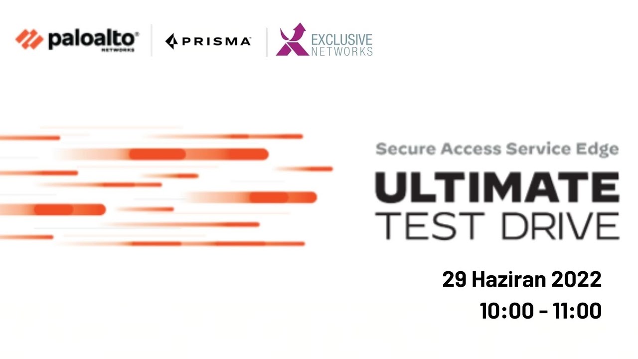 Palo Alto Networks'ten Geleceğin Mimarisi Prisma SD-WAN ile, Test Sürüşü (UTD) 29.06.2022