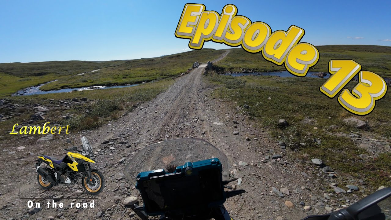 Solo motorcycle trip to the North Cape - Episode 13 - Offroad in the direction of Finland and Sweden
