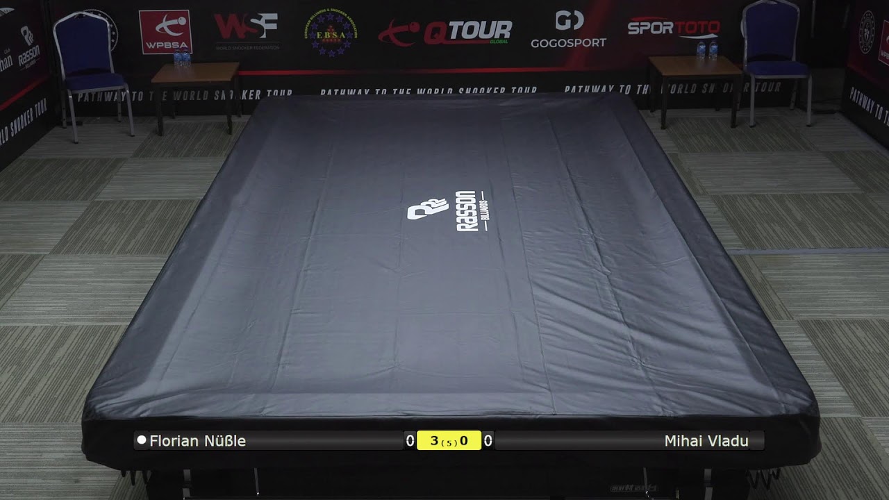 Table 2 — European Snooker Championships — day 10