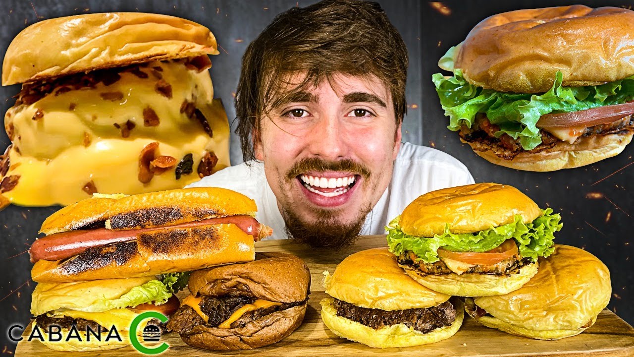 CABANA BURGER - Hamburguer Wagyu com muito cheddar /Gaba no azeite trufado\