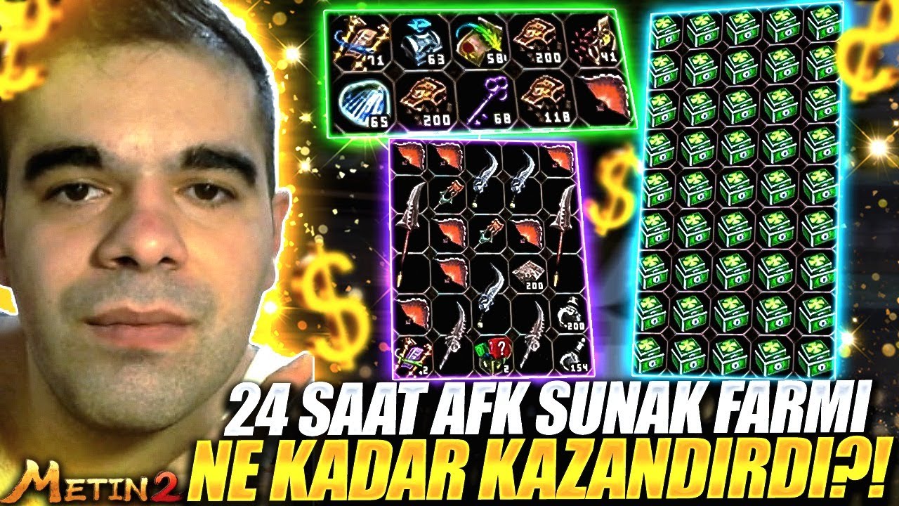 24 SAAT AFK SUNAK FARMI NE KAZANDIRDI ZİHİNSEL İTEM SİMYA TANITIMI Metin2 TR Bagjanamu #21