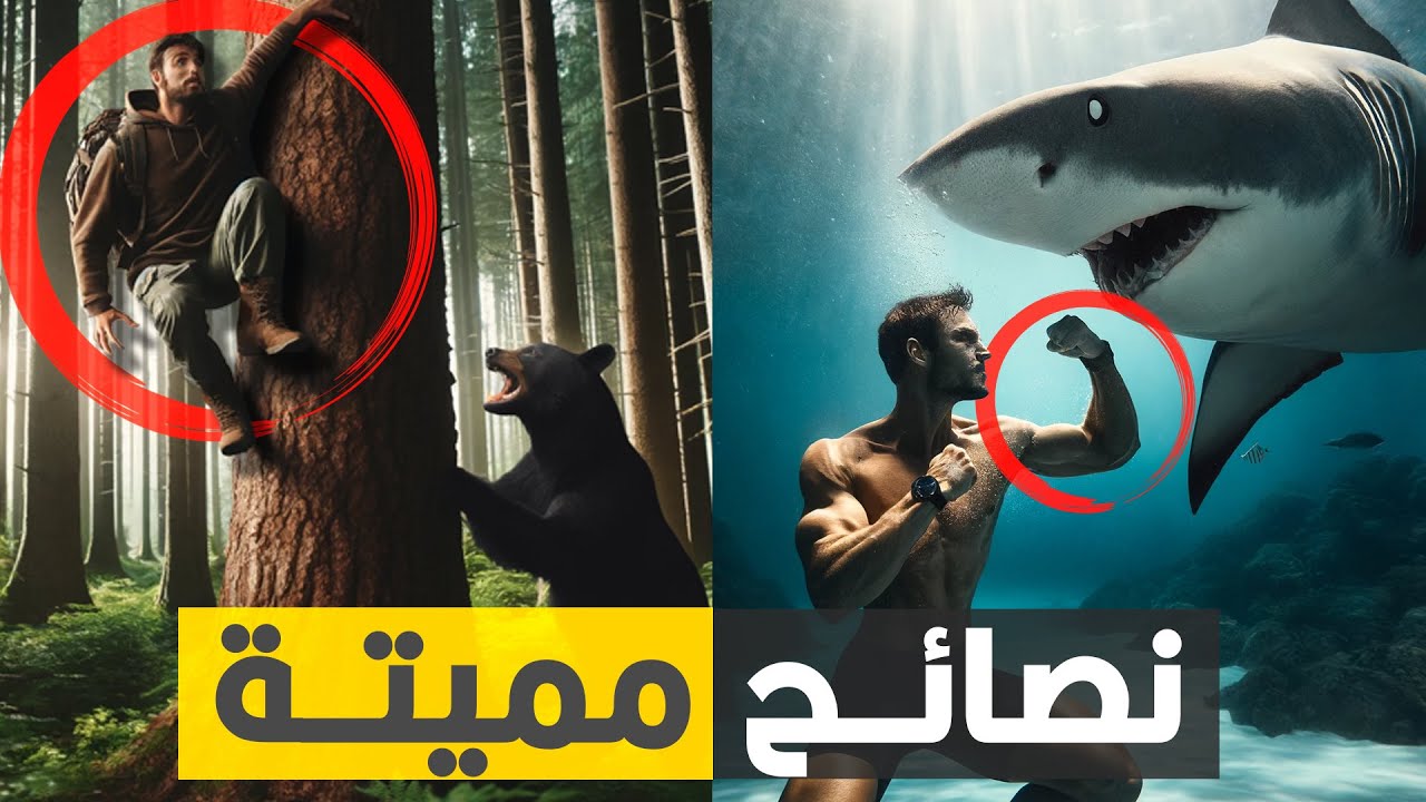 نصائح للنجاة من الحيوانات المفترسة.. هتجيب أجلك