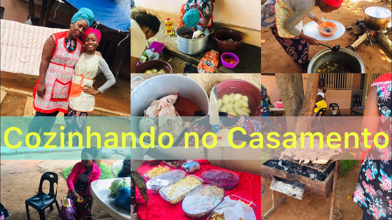 COMO É FEITA A COMIDA DO CASAMENTO TRADICIONAL EM MOÇAMBIQUE 🇲🇿 ( lobolo da minha tia).