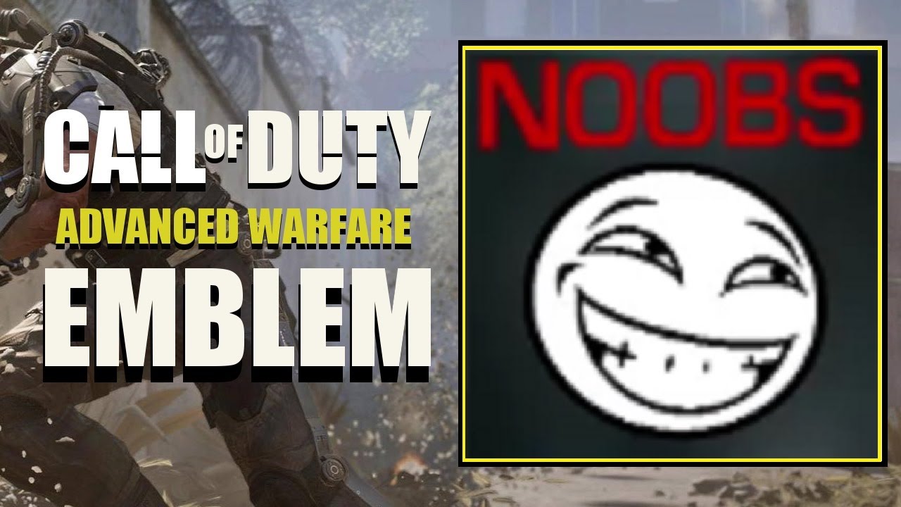 COD AW / Call of Duty Advanced Warfare : Funny Noob Emblem Tutorial