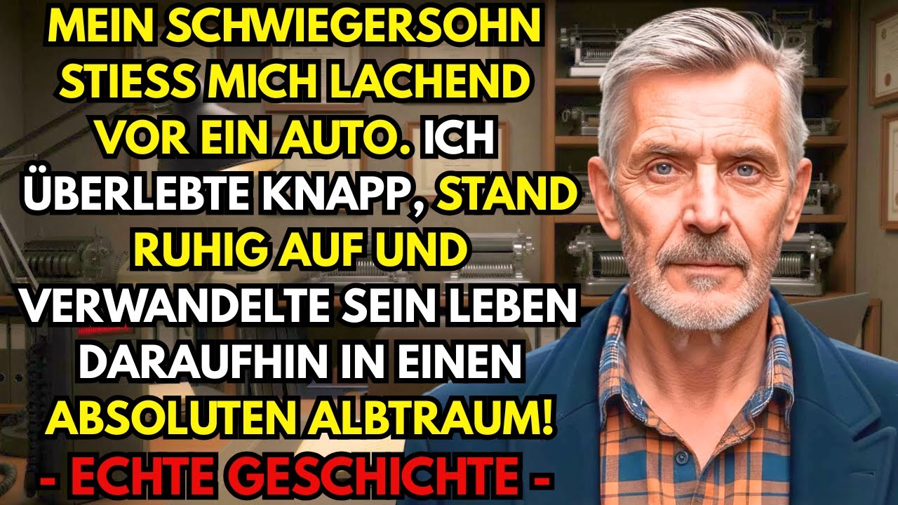 Schwager stieß mich unter ein Auto. Ich rettete mich, stand auf, klopfte Kleidung ab und...