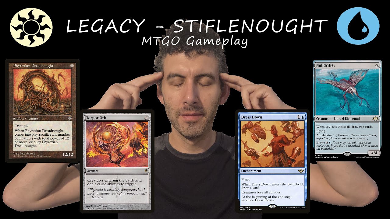 Will we or will we Nought Trophy?  Legacy Azorius Stiflenought MTGO gameplay
