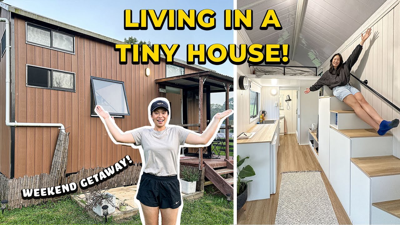 LIVING in a TINY HOUSE on a FARM! Robertson NSW Weekend Road Trip Guide - Sydney Weekly Vlog