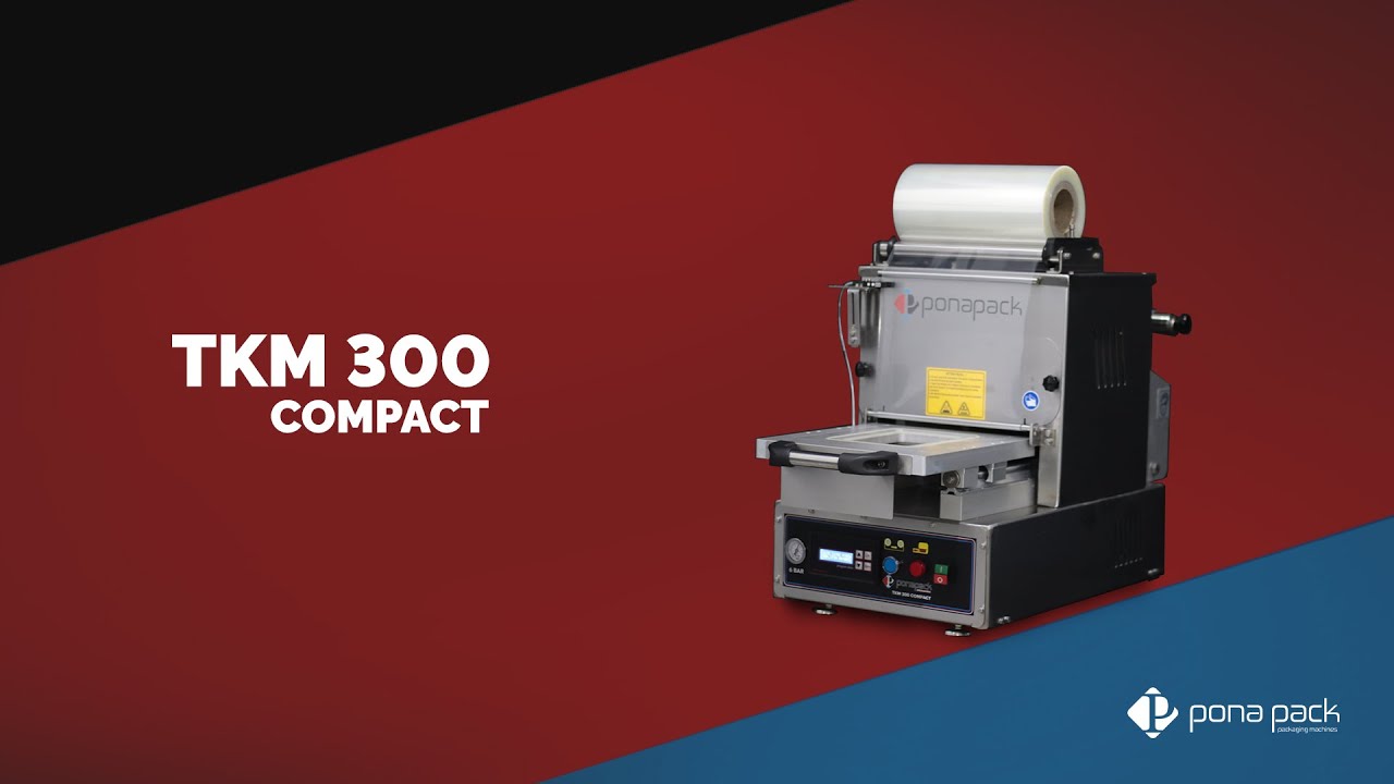 Pona Pack- TKM 300 COMPACT - Semi Automatic Sealing Machine - English