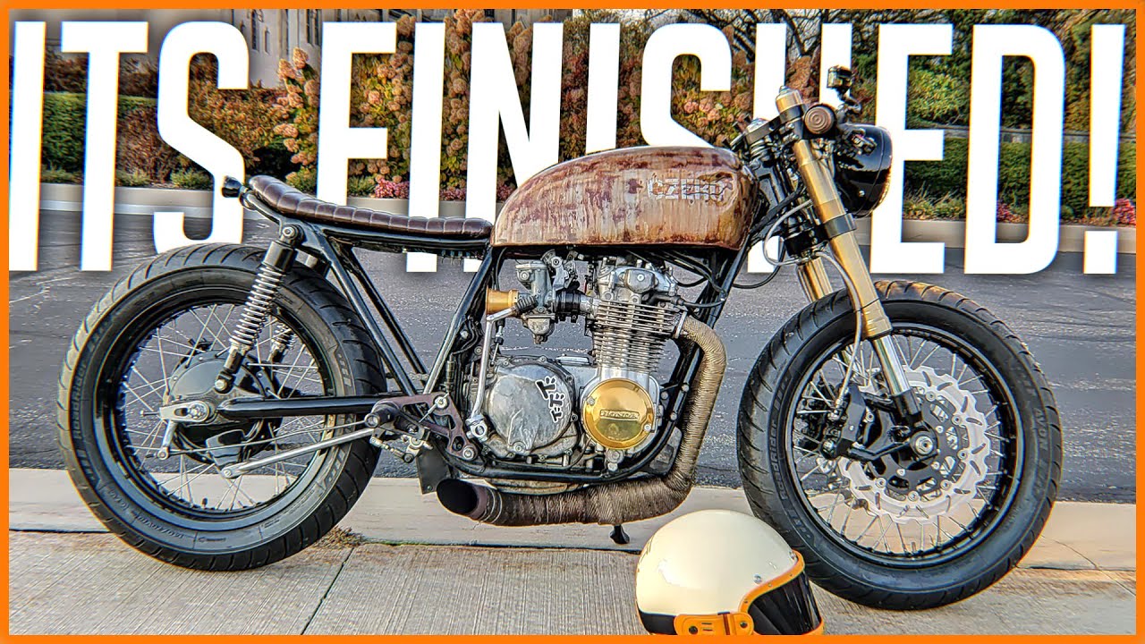 75 Honda CB550 Cafe Racer ЗАВЕРШЕН! - Сборка CB550 Cafe Racer, часть 81