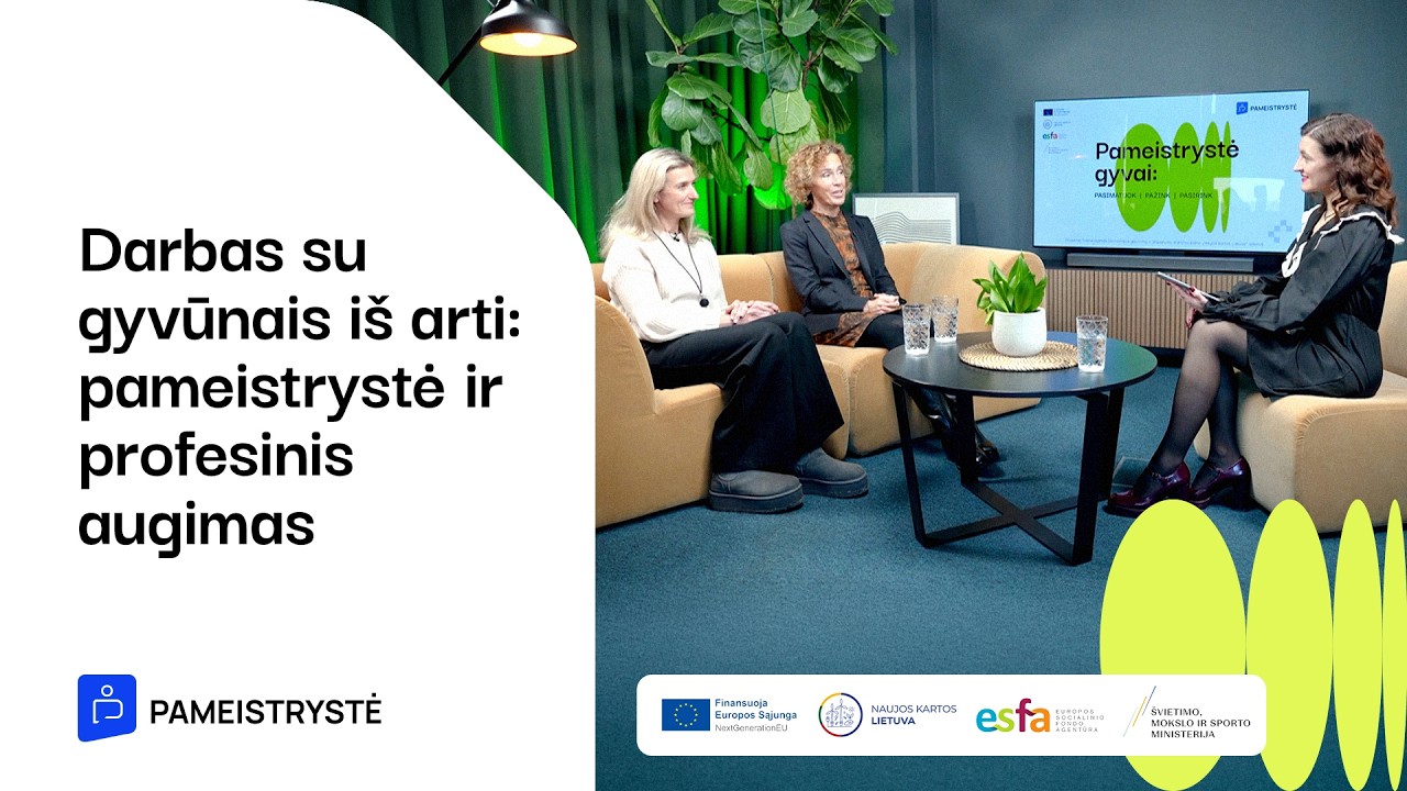 Darbas su gyvūnais iš arti: pameistrystė ir profesinis augimas | Pameistrystė gyvai #13