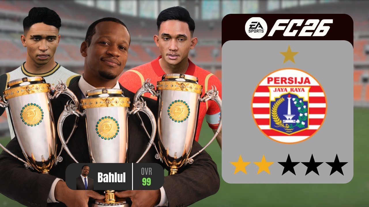 MEMBANGUN ULANG PERSIJA JAKARTA MENJADI TIM TERBAIK BRI SUPER LEAGUE DI FC 26 - CAREER MANAGER #3
