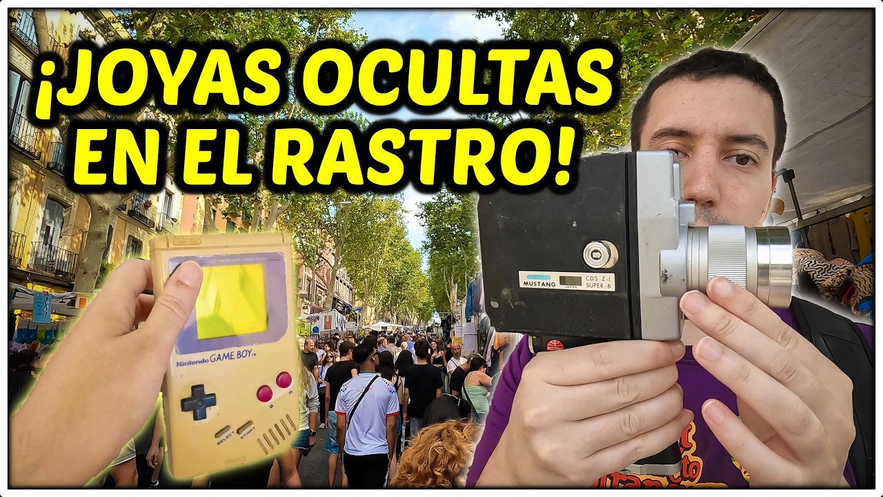 CONSOLAS RETRO, VIDEOJUEGOS Y OBJETOS RAROS: LO MEJOR DEL RASTRO DE MADRID