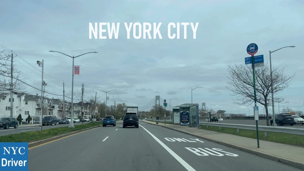 New York City | 4K Driving in BROOKLYN & STATEN ISLAND & BROOKLYN, NY