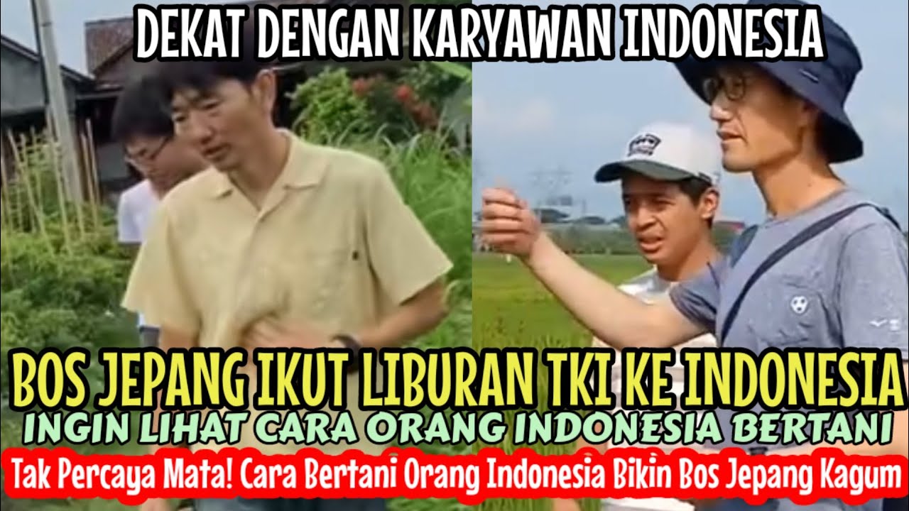3 Tahun Kerja di Jepang, Kini Bosnya Justru Datang ke Ladang Indonesia