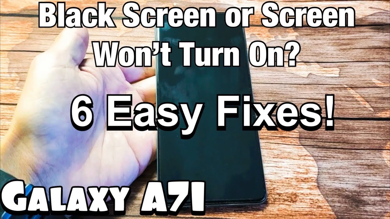 Galaxy A71: как исправить черный экран или экран не включается — 6 простых решений!