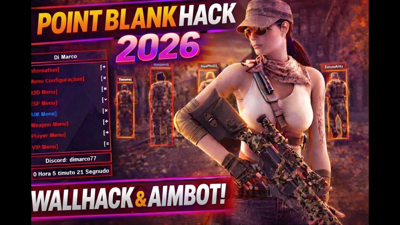 MELHOR WALLHACK AIMBOT PARA POINT BLANK ATUALIZADO 2026 DIMARCO PBBR