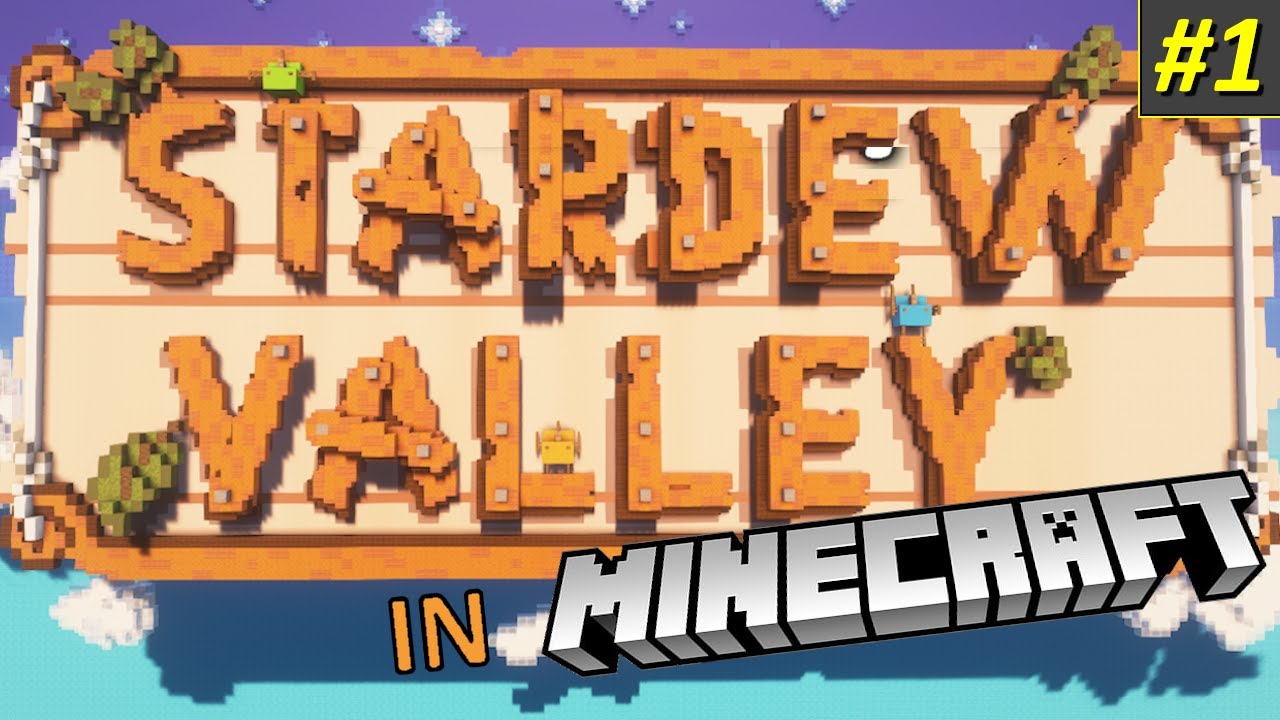 I am building Stardew Valley In Minecraft Survival - The Beach - Ep.1