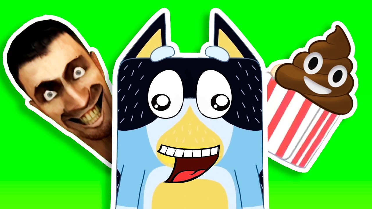 BLUEY TRY NOT TO LAUGH (SILLY MADNESS)