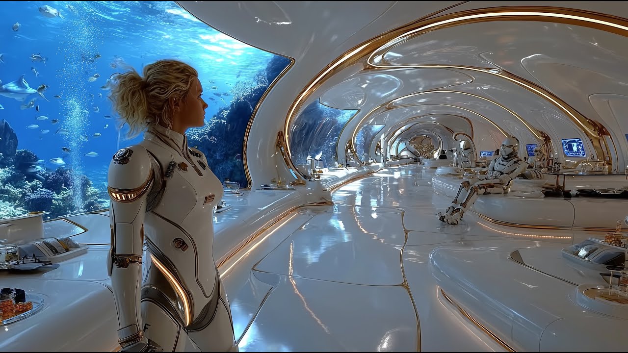 Future City Tour 2700 :  Sky Arches, Crystal Water, Infinite Light (4K)
