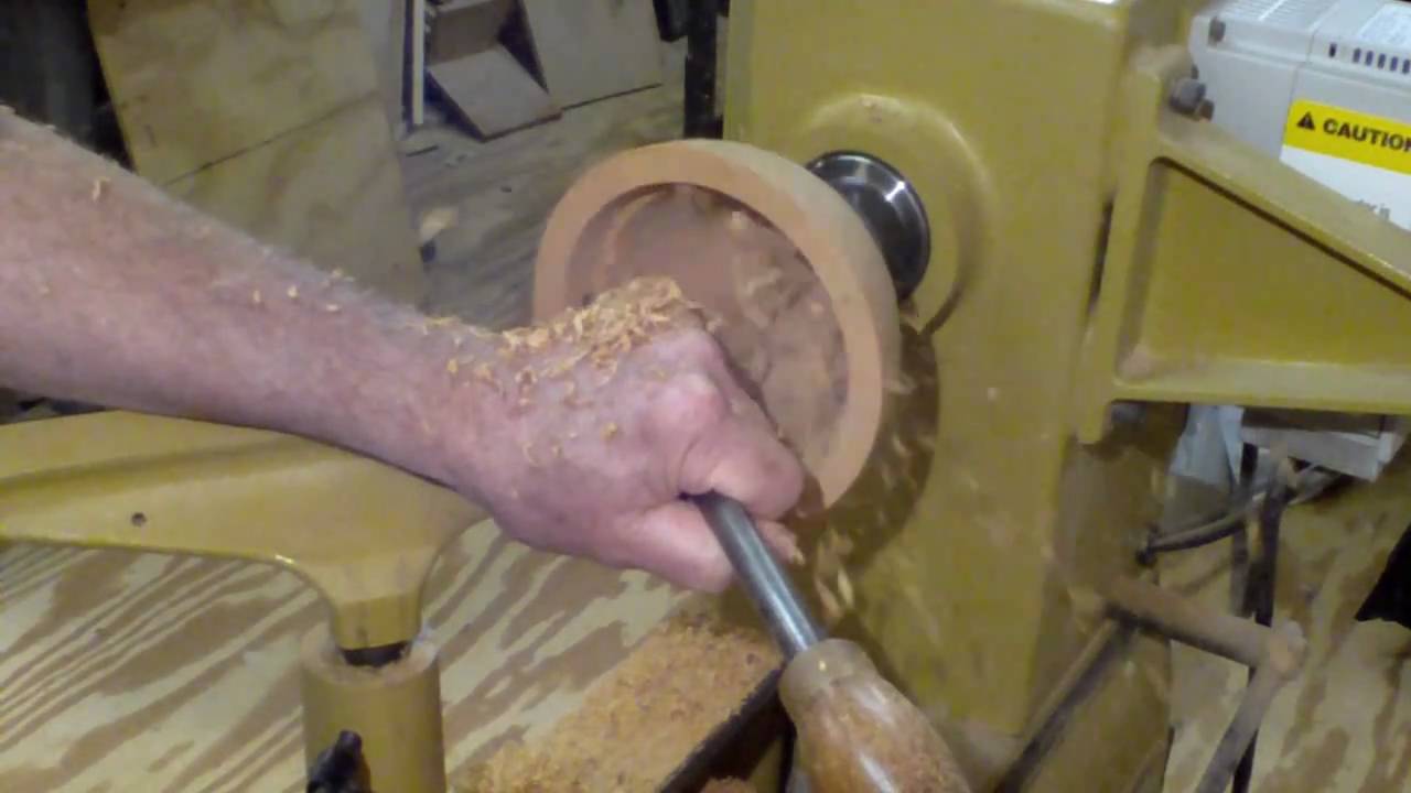 Microwave Dried Turned Wood Bowl