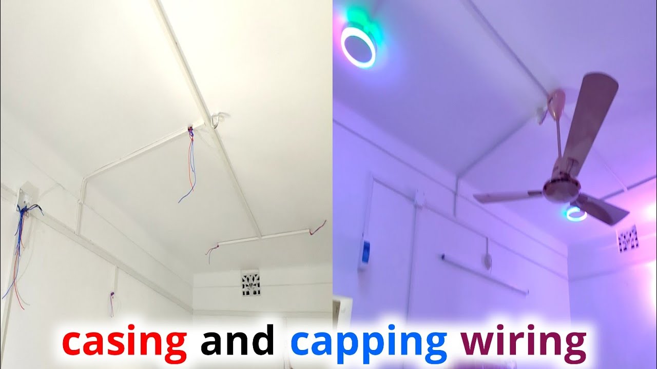casing and capping wiring kaise karen // casing wiring // casing wiring bangla