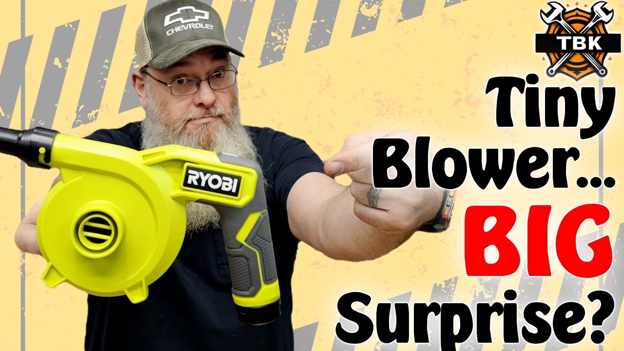 Воздуходувка-дефлятор Ryobi USB Lithium – распаковка, характеристики и тест воздуходувки!