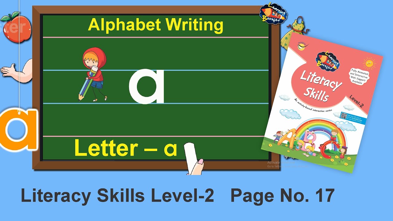 English Small Letter Writing | Letter a | Writing small alphabet for children | Learning Booster