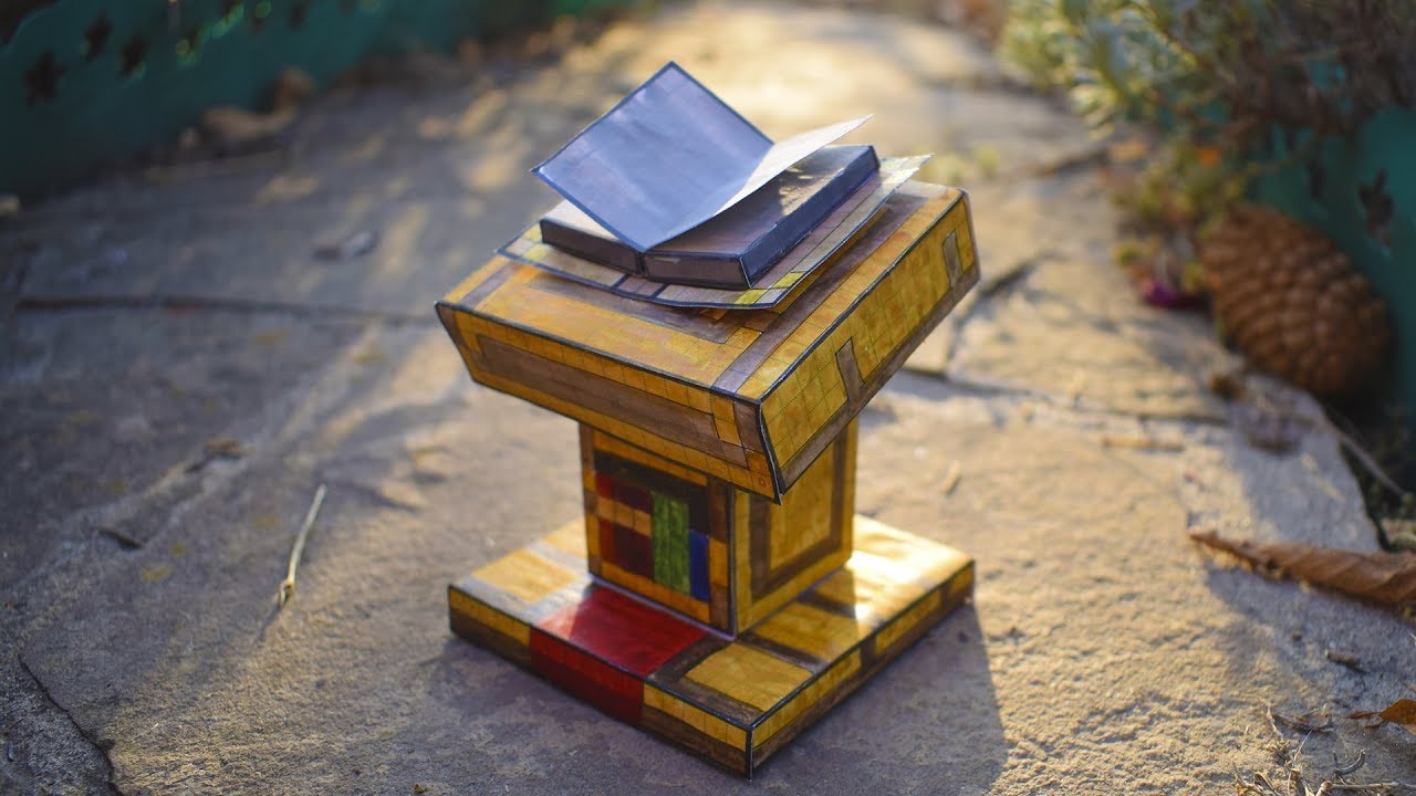 КАФЕДРА ИЗ МАЙНКРАФТА БЕЗ ПРИНТЕРА #minecraft #DIY #майнкрафт