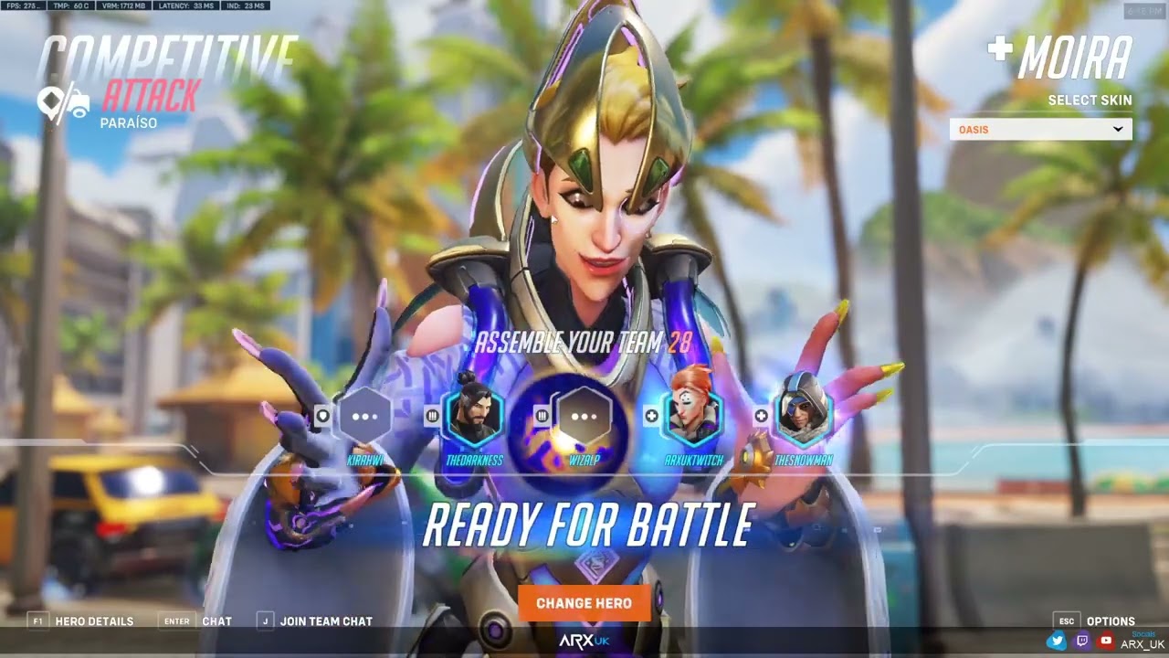 GM1 Moira OTP Gameplay - Equal Damage / Healing